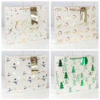 Пакет подарочный "Новый год" (микс 402) 39,5*33*15 210г 1/20 1/80 Арт: 300402AA