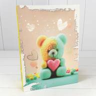 Пакет подарочный с тиснением "Мишки" (микс) 30*41,5*12 210г 1/20 1/120 Арт: 000314A - Пакет подарочный с тиснением "Мишки" (микс) 30*41,5*12 210г 1/20 1/120 Арт: 000314A