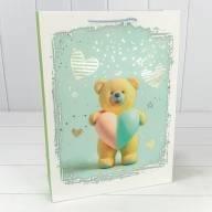 Пакет подарочный с тиснением "Мишки" (микс) 30*41,5*12 210г 1/20 1/120 Арт: 000314A - Пакет подарочный с тиснением "Мишки" (микс) 30*41,5*12 210г 1/20 1/120 Арт: 000314A