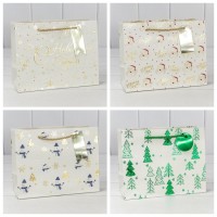 Пакет подарочный "Новый год" (микс 402) 23*18*10 210г 1/20 1/360 Арт: 300402EA