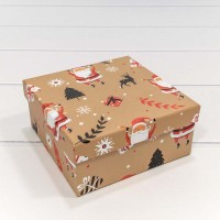 Коробки Квадратные Набор 1/3 15*15*6,9 "Новый год"- 2120 1/60 Арт: 7302274/2120
