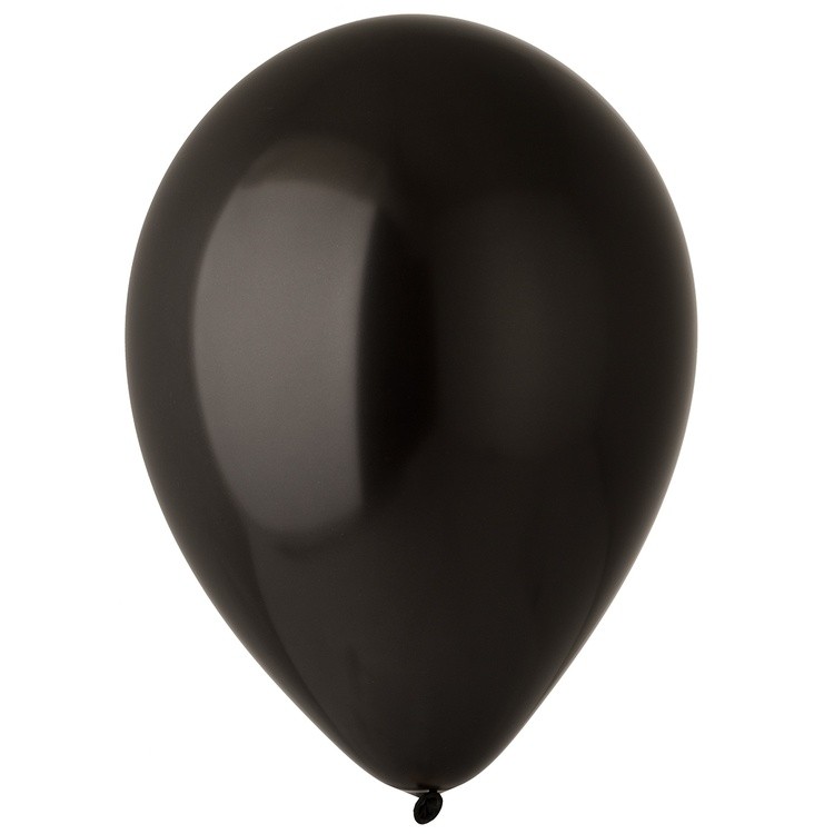 Шар ВоздушныйЭ 12"/598 Перламутр Jet Black, 50 шт/уп Everts Малайзия 1102-1667