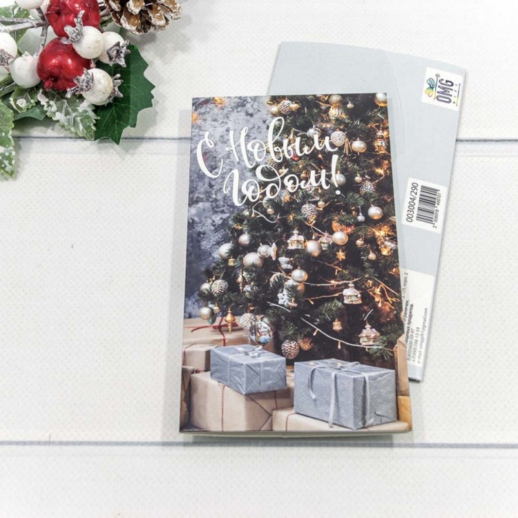 Конверт подарочный 16,5*9см 290 1/10 1/250 Арт: 003004/290