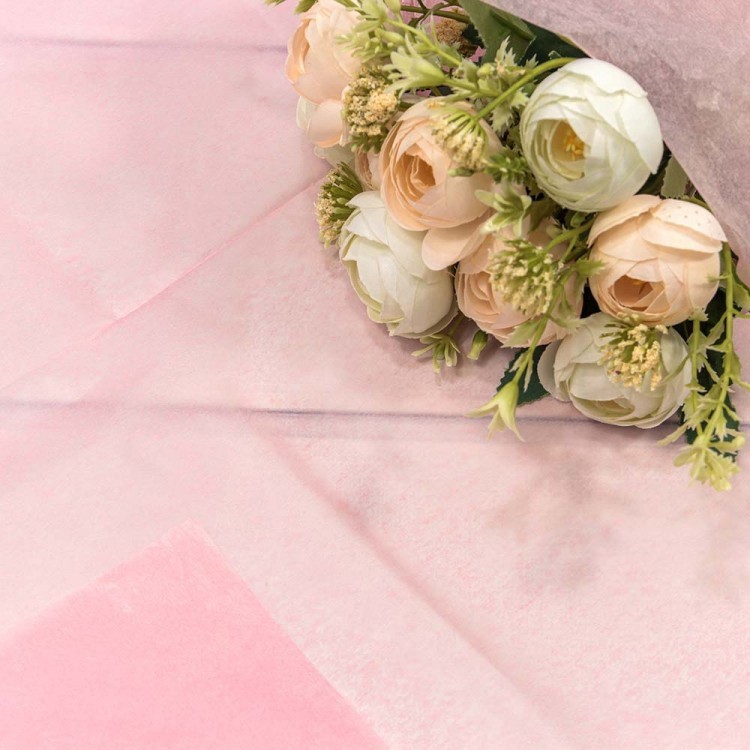 Бумага в листах "Тишью" 50*66 (10 шт.) Розовый-2 1/250 Арт: 000100/29