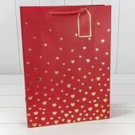 Пакет подарочный с тиснением "Сердечки" (микс 1) 31*42*12 210г 1/20 1/80 Арт: 000880A - Пакет подарочный с тиснением "Сердечки" (микс 1) 31*42*12 210г 1/20 1/80 Арт: 000880A