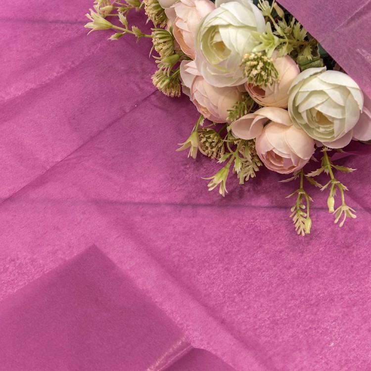 Бумага в листах "Тишью" 50*66 (10 шт.) Лиловый 1/250 Арт: 000100/30