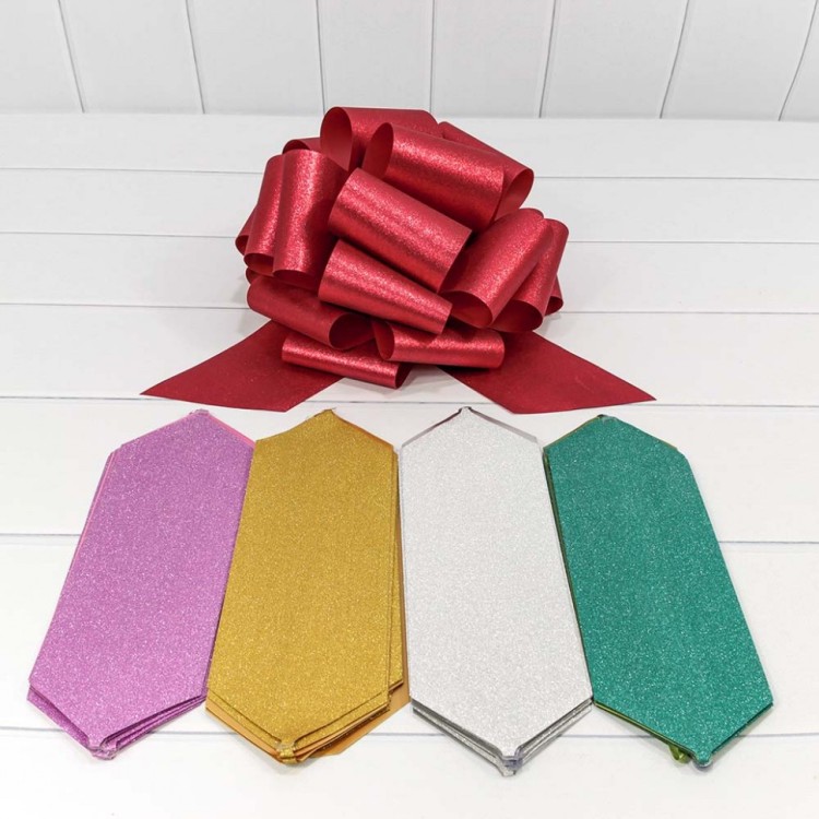 Бант-шар 10 см "Блеск" (микс) 1/20 1/400 Арт: 000523-100