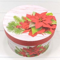 Коробки Круглые Набор 1/3 21*11,5 "Новогодний" 1/30 Арт: 7302247/1657
