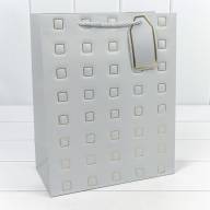 Пакет подарочный с тиснением "Квадратики" (микс) 26*32*13 210г 1/20 1/240 Арт: 000881C - Пакет подарочный с тиснением "Квадратики" (микс) 26*32*13 210г 1/20 1/240 Арт: 000881C