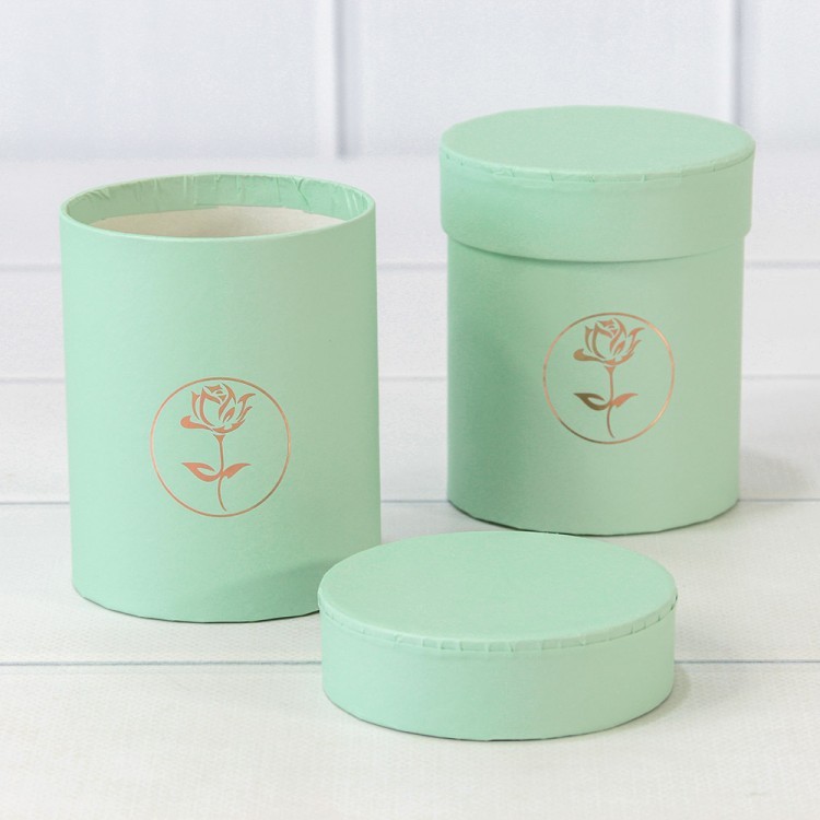 Коробка Цилиндр 8,5*10 Мятный 1/6 1/120 Арт: 720811/12