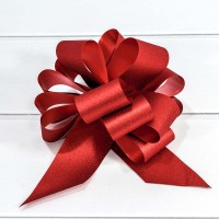 Бант-шар 5 см "Блеск" Красный 1/50 1/1000 Арт: 00052350K