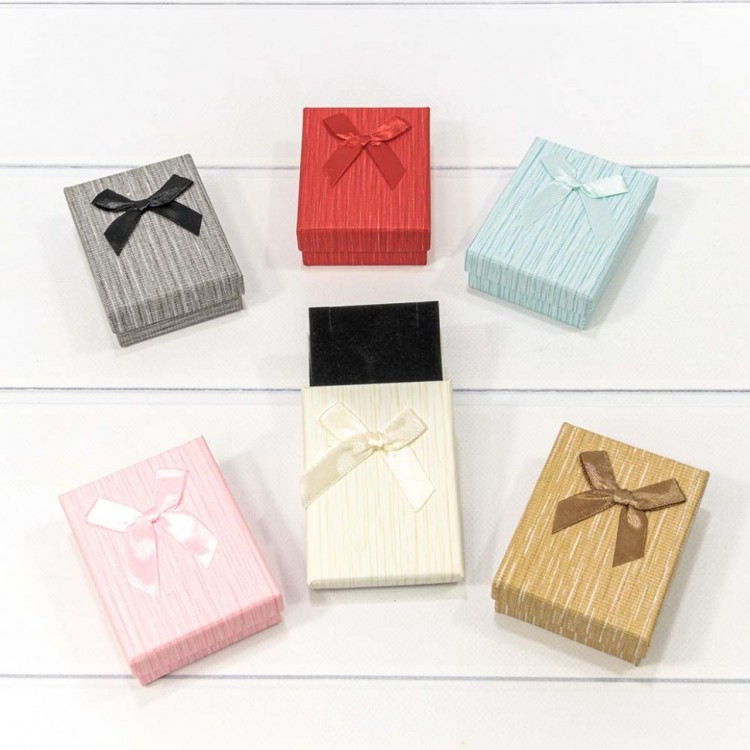 Коробка Прямоугольная 9*7*2,8 с бантиком (микс 4) 1/12 1/480 Арт: 618-7/9 Коробка Прямоугольная 9*7*2,8 с бантиком (микс 4) 1/12 1/480 Арт: 618-7/9