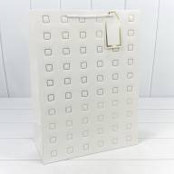 Пакет подарочный с тиснением "Квадратики" (микс) 31*42*15 210г 1/20 1/120 Арт: 000881A - Пакет подарочный с тиснением "Квадратики" (микс) 31*42*15 210г 1/20 1/120 Арт: 000881A