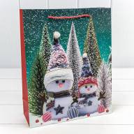 Пакет подарочный &quot;Новый год&quot; (микс 459) 26*32*10 210г 1/20 1/240 Арт: 300459C - Пакет подарочный "Новый год" (микс 459) 26*32*10 210г 1/20 1/240 Арт: 300459C