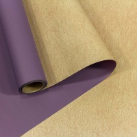 Плёнка 0,58*10м матовая двухсторонняя Пробковый/Фиолетовый 1/30 Арт: 001339/3