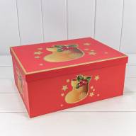 Коробки Прямоугольные Набор 1/10 37,5*29*16 &quot;Новый год&quot;-3000 1/4 Арт: 730605/3000 - Коробки Прямоугольные Набор 1/10 37,5*29*16 "Новый год"-3000 1/4 Арт: 730605/3000