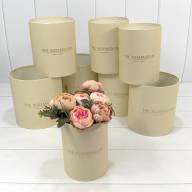 Коробки Цилиндр Набор 1/8 19,5*19 без крышки "The Rosemadam" Бежевый 1/6 Арт: 720835/176 - Коробки Цилиндр Набор 1/8 19,5*19 без крышки "The Rosemadam" Бежевый 1/6 Арт: 720835/176