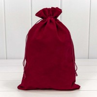 Мешочки бархатные 20*30 Бордовый 1/25 1/500 Арт: 000811K/83