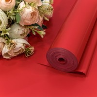 Плёнка 0,59*34м 900г "Корейская" 65мкм Красный-3546 1/6 1/12 Арт: 90038/3546