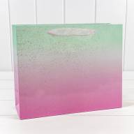 Пакет подарочный "Градиент" с блестящими вкраплениями (микс) 32*26*11 1/20 1/240 Арт: 000196CA - Пакет подарочный "Градиент" с блестящими вкраплениями (микс) 32*26*11 1/20 1/240 Арт: 000196CA