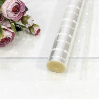 Плёнка 0,7м 500г прозрачная с печатью 13 Белый 1/10 Арт: 70013/1