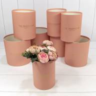 Коробки Цилиндр Набор 1/8 19,5*19 без крышки "The Rosemadam" Пудровый 1/6 Арт: 720835/9 - Коробки Цилиндр Набор 1/8 19,5*19 без крышки "The Rosemadam" Пудровый 1/6 Арт: 720835/9