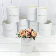 Коробки Цилиндр Набор 1/8 19,5*19 без крышки "The Rosemadam" Белый 1/6 Арт: 720835/7 - Коробки Цилиндр Набор 1/8 19,5*19 без крышки "The Rosemadam" Белый 1/6 Арт: 720835/7