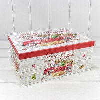Коробки Прямоугольные Набор 1/10 37,5*29*16 "Новый год"-3014 1/4 Арт: 730605/3014
