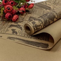 Бумага Крафт 70см 400г "Газета" 1/10 Арт: 500194