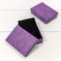 Коробка Прямоугольная 11*8*3,4 Фиолетовый 1/12 1/360 Арт: 623811/3