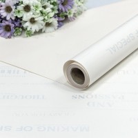 Плёнка 0,58*10м матовая с печатью 60мкм Белый 1/30 Арт: 1677/2