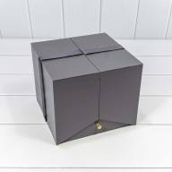 Коробка Квадратная 21*21*18 "Сюрприз" Серый 1/8 Арт: 721608/2 - Коробка Квадратная 21*21*18 "Сюрприз" Серый 1/8 Арт: 721608/2