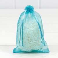 Мешочки из органзы 11*16 Бирюзовый 1/100 1/5000
