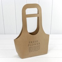 Пакет подарочный "Fresh Flower" Крафт 22*40*10 300г 1/10 1/250 Арт: 000165