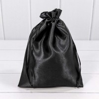 Мешочки атласные 18*23 Чёрный 1/25 1/1000 Арт: 000814-10E