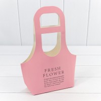 Пакет подарочный "Fresh Flower" Розовый 17*7,5*32 300г 1/10 1/300 Арт: 000178/26 