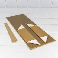 Коробка Прямоугольная 20*18*8 складная на магнитах "Люкс" Золотой 1/60 Арт: 730225/0120 - Коробка Прямоугольная 20*18*8 складная на магнитах "Люкс" Золотой 1/60 Арт: 730225/0120