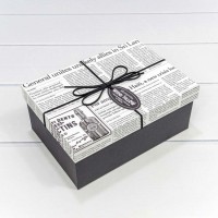 Коробки Прямоугольные Набор 1/3 22,5*16*9,5 "Газета" 1/20 Арт: 72191/21