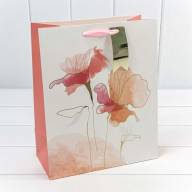 Пакет подарочный с тиснением "Цветы акварель" (микс) 26*32*10 210г 1/20 1/240 Арт: 000227C - Пакет подарочный с тиснением "Цветы акварель" (микс) 26*32*10 210г 1/20 1/240 Арт: 000227C