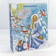 Пакет подарочный &quot;Новый год&quot; (микс 431) 26*32*10 128г 1/20 1/360 Арт: 300431C - Пакет подарочный "Новый год" (микс 431) 26*32*10 128г 1/20 1/360 Арт: 300431C