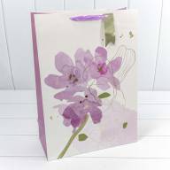 Пакет подарочный с тиснением "Цветы акварель" (микс) 30*41,5*12 210г 1/20 1/80 Арт: 000227A - Пакет подарочный с тиснением "Цветы акварель" (микс) 30*41,5*12 210г 1/20 1/80 Арт: 000227A