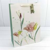 Пакет подарочный с тиснением "Цветы акварель" (микс) 30*41,5*12 210г 1/20 1/80 Арт: 000227A - Пакет подарочный с тиснением "Цветы акварель" (микс) 30*41,5*12 210г 1/20 1/80 Арт: 000227A