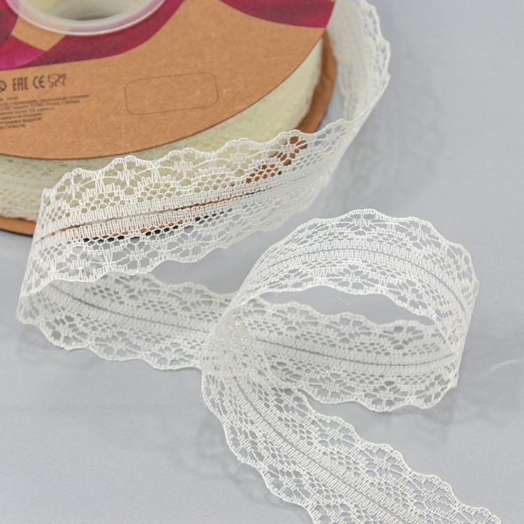 Лента Фатин 3см*45ярд Жёлтый 1/8 1/96 Арт: 573-3/8