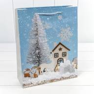 Пакет подарочный &quot;Новый год&quot; (микс 465) 26*32*10 210г 1/20 1/240 Арт: 300465C - Пакет подарочный "Новый год" (микс 465) 26*32*10 210г 1/20 1/240 Арт: 300465C