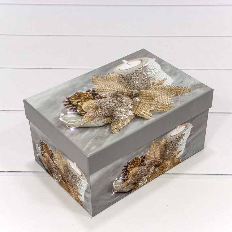 Коробки Прямоугольные Набор 1/3 22*15*11,5 "Новый год 01" 1/36 Арт: 7303367/2113