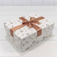Коробки Прямоугольные Набор 1/3 28*21*11 &quot;Снежинки&quot; Белый 1/24 Арт: 720300-555 - Коробки Прямоугольные Набор 1/3 28*21*11 "Снежинки" Белый 1/24 Арт: 720300-555