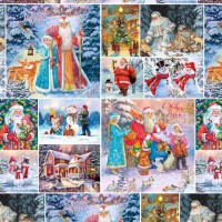 Бумага в листах 70*100 ±5% (10 шт.) 80г "С Новым годом"-58 1/24 Арт: 000402/58