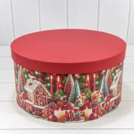 Коробки Круглые Набор 1/10 35*17,3 &quot;Новый год&quot;-3004 1/4 Арт: 730813/3004 - Коробки Круглые Набор 1/10 35*17,3 "Новый год"-3004 1/4 Арт: 730813/3004