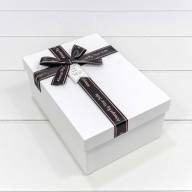 Коробки Прямоугольные Набор 1/3 22,5*16*9,5 с бантом Белый 1/20 Арт: 721914/1 - Коробки Прямоугольные Набор 1/3 22,5*16*9,5 с бантом Белый 1/20 Арт: 721914/1