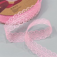 Лента Фатин 3см*45ярд Розовый 1/8 1/96 Арт: 573-3/10